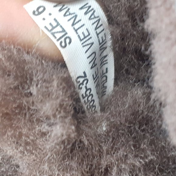 Chocolate Brown Mouton Tall Shearling boot fully lined Freezing Extreme Winter 6 - Picture 6 of 9